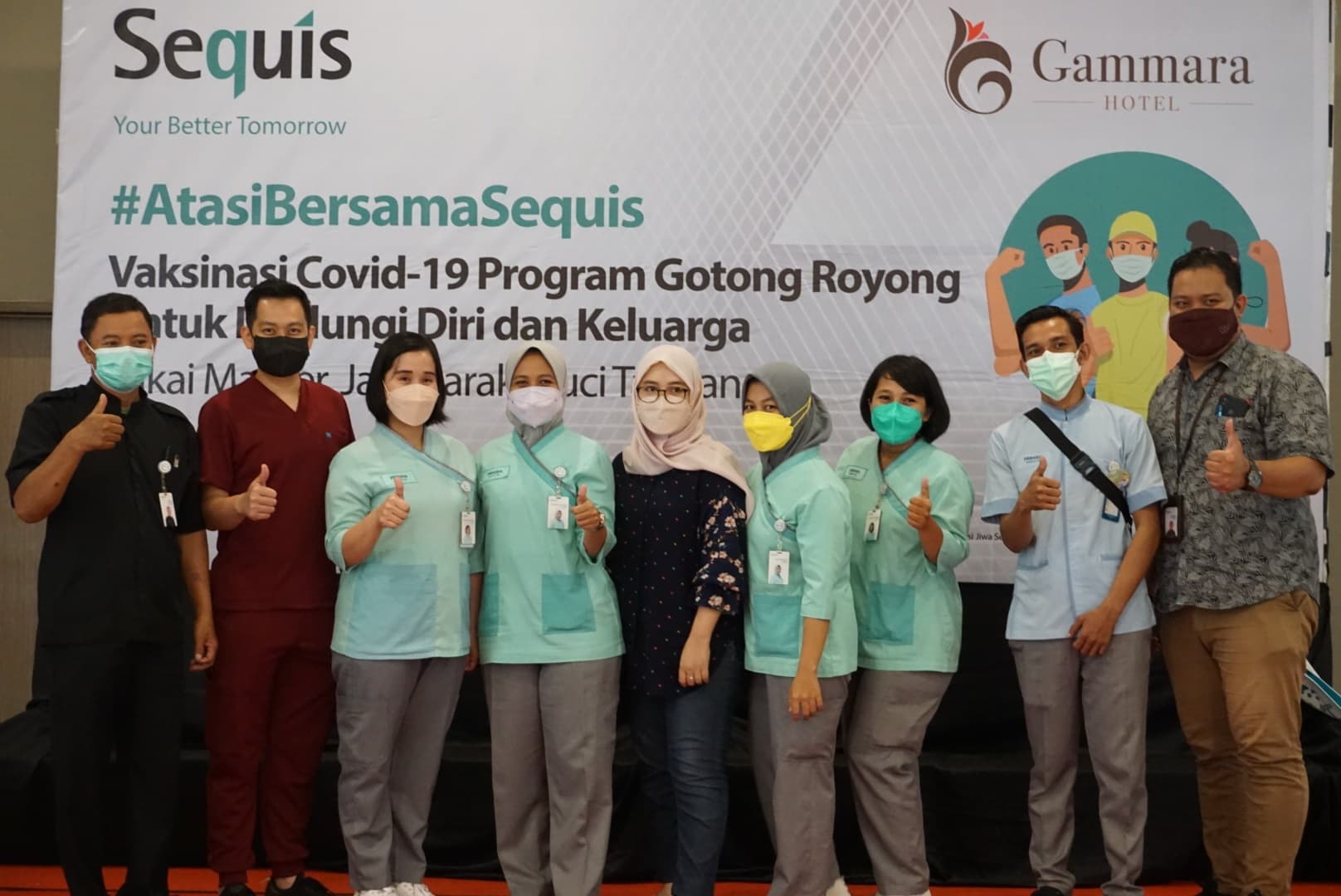 CSR Vaksinasi Covid-19 di 4 Kota (2021)