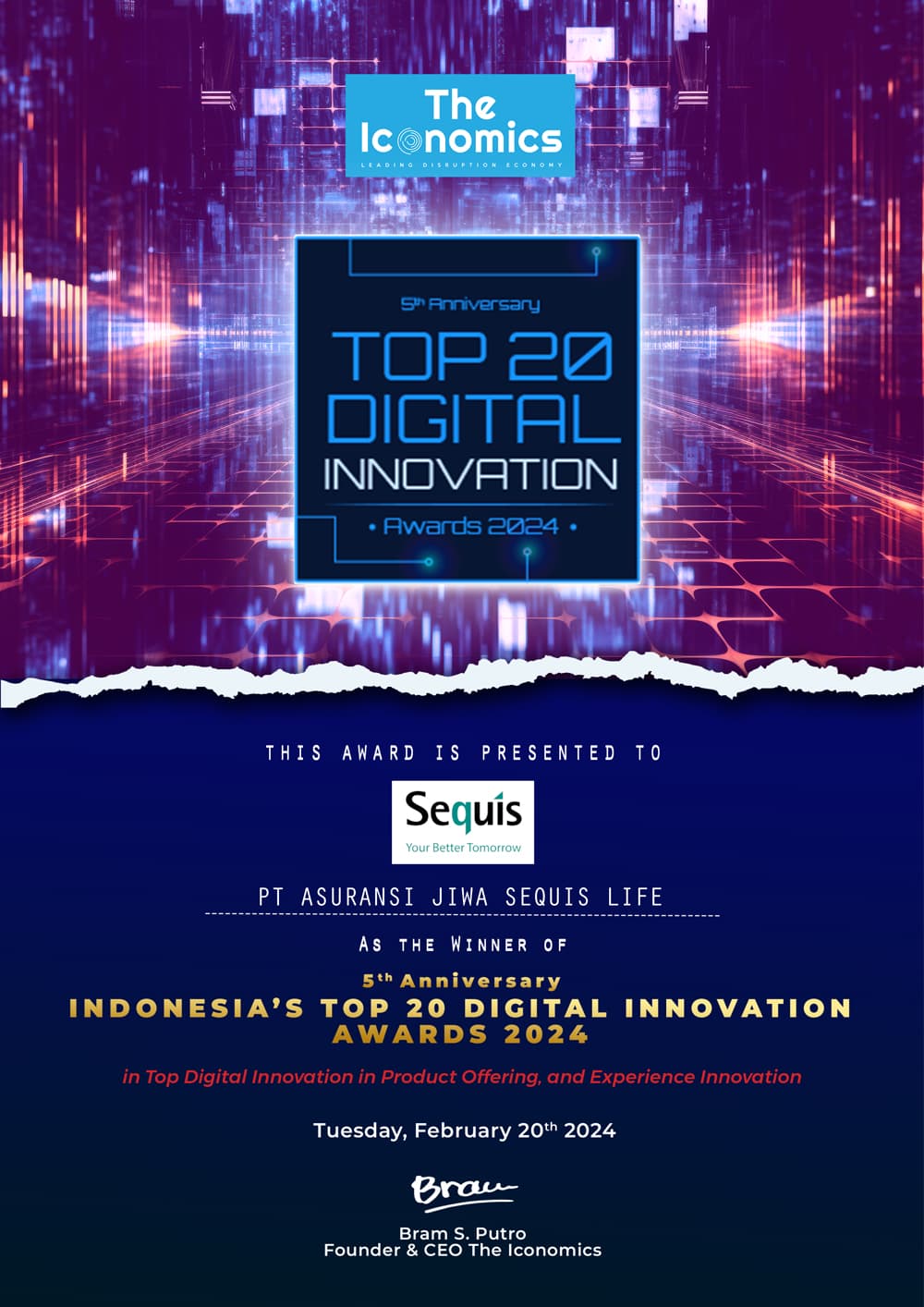 Top 20 Digital Innovation Awards 2024
